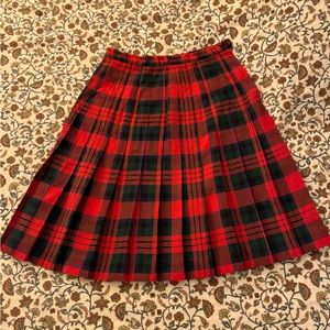 Pleated high waisted mini skirt vintage